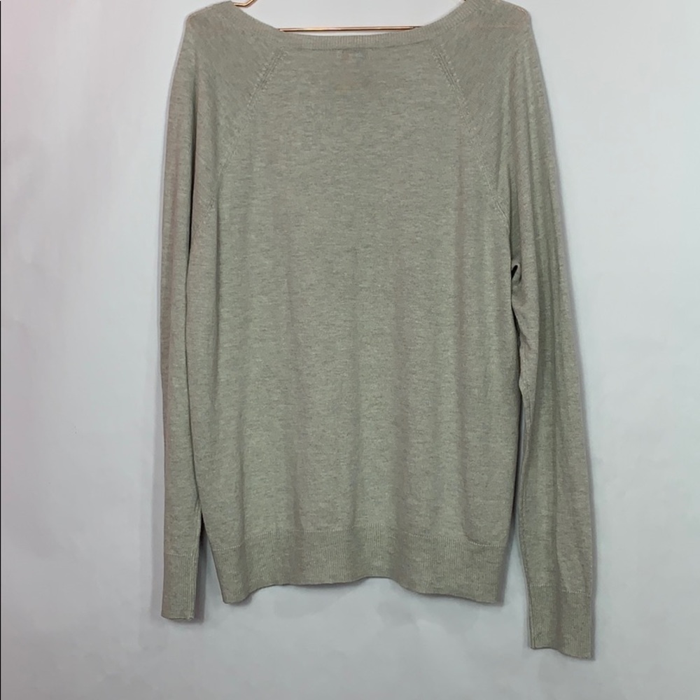 Merona Long sleeve top with jewels on shoulders - Picture 4 of 5